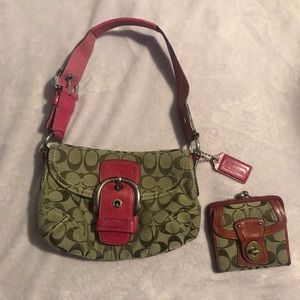 COACH Handbag & Wallet Set